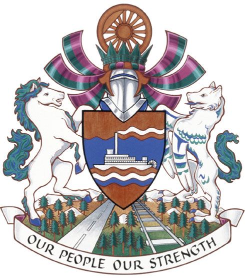Arms (crest) of Whitehorse