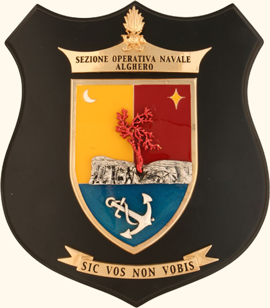 Arms of Alghero Naval Operative Section, Financial Guard