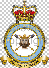 Coat of arms (crest) of the RAF Station Honington, Royal Air Force