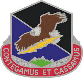 Coat of arms (crest) of 100th Missile Defense Brigade, US Army