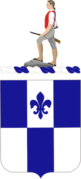 Coat of arms (crest) of the 345th (Infantry) Regiment, US Army