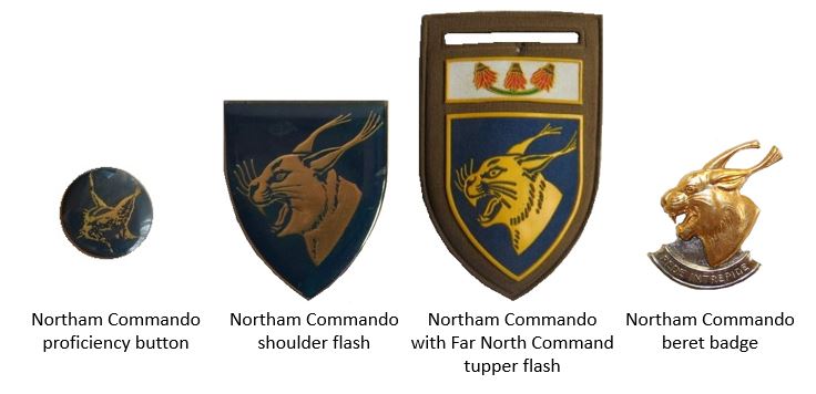 Coat of arms (crest) of the Northam Commando, South African Army