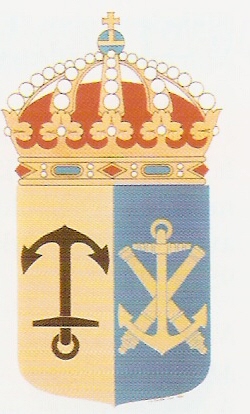 Coat of arms (crest) of the Roslagen Naval Brigade, Swedish Navy