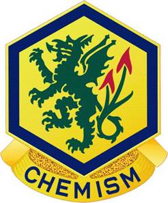 Coat of arms (crest) of 415th Chemical Brigade, US Army