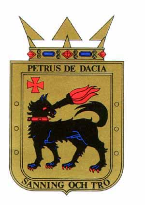 Coat of arms (crest) of Brödraföreningen Petrus de Dacia