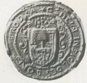 Seal (pečeť) of Brodek u Konice