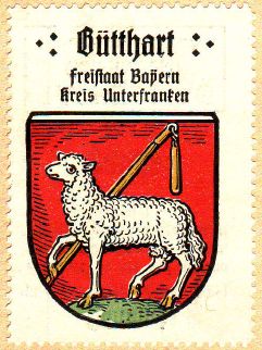 Wappen von Bütthard/Coat of arms (crest) of Bütthard