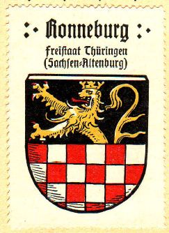 Wappen von Ronneburg (Thüringen)/Coat of arms (crest) of Ronneburg (Thüringen)