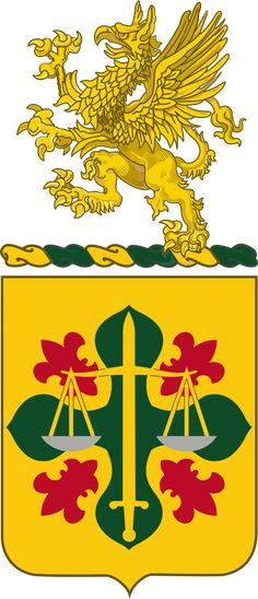 Arms of 210th Military Police Battalion, Michigan Army National Guard