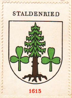 Wappen von/Blason de Staldenried