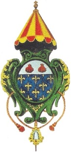 Arms (crest) of Basilica of St. Louis King of France (Old Cathedral), St. Louis