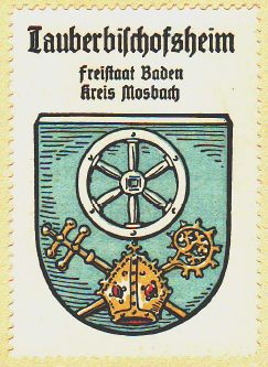 Wappen von Tauberbischofsheim/Coat of arms (crest) of Tauberbischofsheim