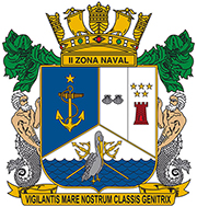 Coat of arms (crest) of the Commander in Chief of the II Naval Zone, Chilean Navy
