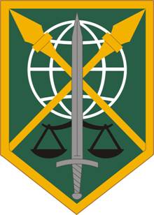 Coat of arms (crest) of 200th Military Police Command, US Army