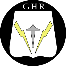 Emblem (crest) of the II Battalion, The Guards Hussar Regiment, Danish Army