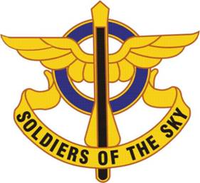 Coat of arms (crest) of 10th Aviation Regiment, US Army