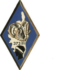 Coat of arms (crest) of the 373rd Infantry Regiment, French Army