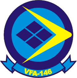 Coat of arms (crest) of the VFA-146 Blue Diamonds, US Navy