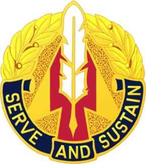Coat of arms (crest) of the 1st Personnel Group, US Army