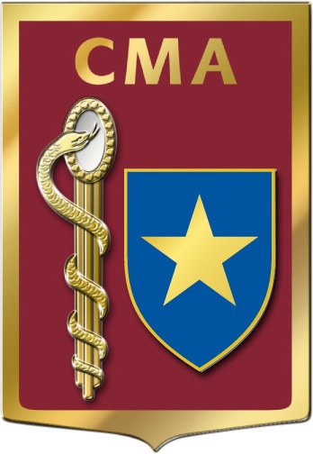 Coat of arms (crest) of the Armed Forces Military Medical Centre Istres-Salon de Provance, France
