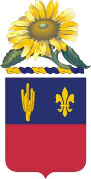 Coat of arms (crest) of the 161st Field Artillery Regiment, Kansas Army National Guard