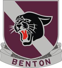 Coat of arms (crest) of Benton Senior High School Junior Reserve Officer Training Corps, US Army