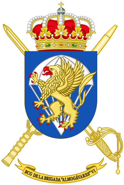 File:Brigade Almogávares VI of Parachutists Headquarters Battalion, Spanish Army.png