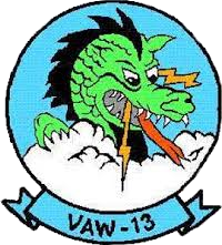 File:Carrier Airborne Early Warning Squadron (VAW) - 13 Zappers, US Navy.png