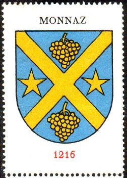 Wappen von/Blason de Monnaz