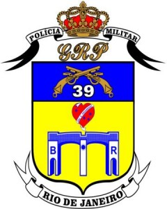 Coat of arms (crest) of 39th Military Police Battalion, Rio de Janeiro