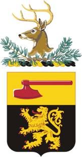 Coat of arms (crest) of 124th Regiment, Vermont Army National Guard