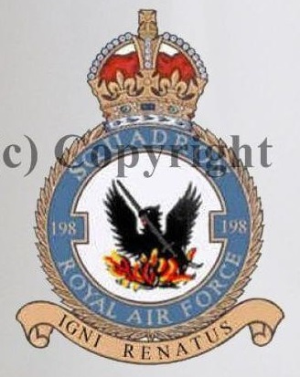 Coat of arms (crest) of the No 198 Squadron, Royal Air Force