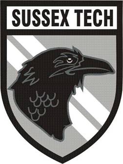 Coat of arms (crest) of Sussex Technical High School Junior Reserve Officer Training Corps, US Army