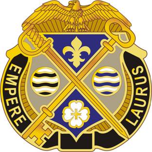 Coat of arms (crest) of the 165th Quartermaster Group, US Army