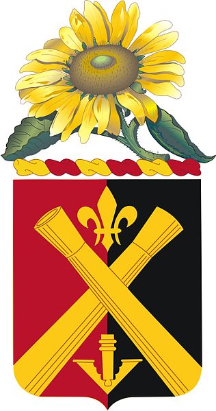Coat of arms (crest) of the 235th Field Artillery Regiment, Kansas Army National Guard