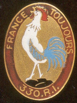 Coat of arms (crest) of the 330th Infantry Regiment, French Army