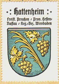 Wappen von Hattenheim/Coat of arms (crest) of Hattenheim