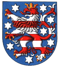 Wappen von Thüringen/Coat of arms (crest) of Thüringen