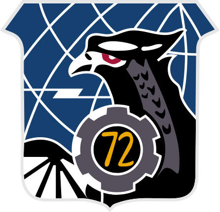 Coat of arms (crest) of the 72nd Tactical Wing, AFVN