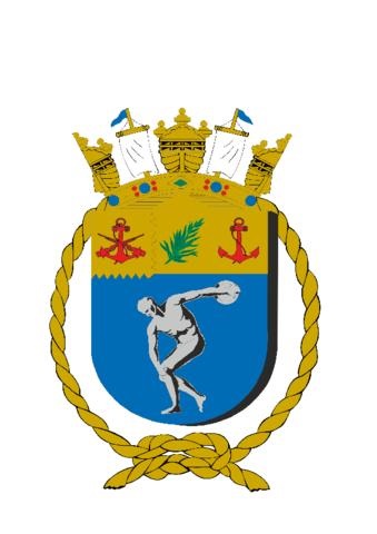 Coat of arms (crest) of the Almirante Adalberto Nunes Physical Education Centre, Brazilian Navy