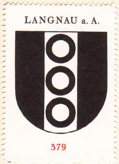 Wappen von/Blason de Langnau am Albis
