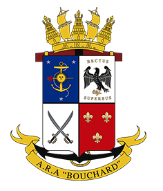 Coat of arms (crest) of the Ocean Patrol Vessel ARA Bouchard, Argentine Navy