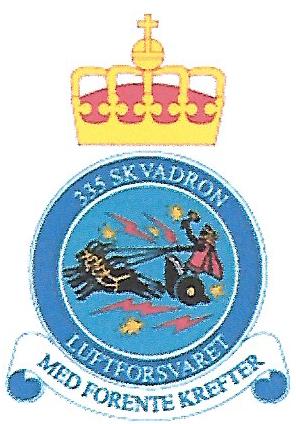 Coat of arms (crest) of the 335th Squadron, Norwegian Air Force