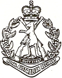 Coat of arms (crest) of the Royal Australian Regiment, Australia