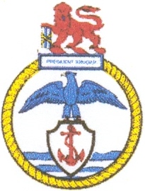 Coat of arms (crest) of the SAS President Kruger, South African Navy
