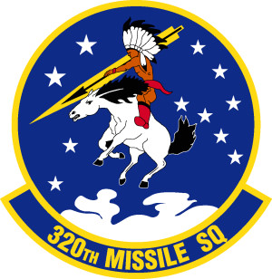 Coat of arms (crest) of 320th Missile Squadron, US Air Force