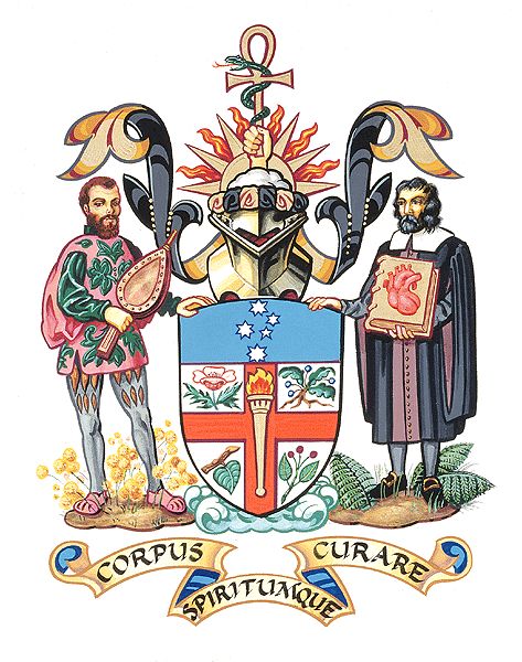 Arms of Australian and New Zealand College of Anaesthetists