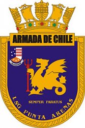 Coat of arms (crest) of the Coastal Patrol Vessel Punta Arenas (LSG-1619), Chilean Navy