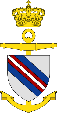Coat of arms (crest) of the Frigate Holger Danske, Danish Navy