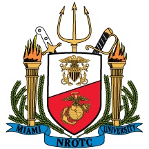 Coat of arms (crest) of the Miami University Naval Reserve Officer Training Corps, USA